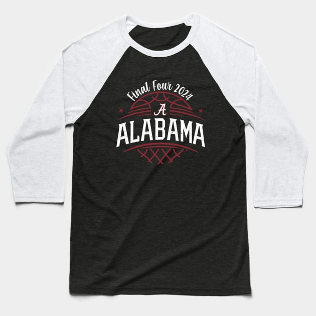 Alabama Crimson Tide Final Four 2024 March Madness Baseball T-Shirt by YASSIN DESIGNER